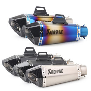 ท่อไอเสียยานยนต์ 38-51 มม. รูปแบบ Akrapovic สำหรับ Kawasaki, Yamaha, KTM, Aprilia, Benelli, Bajaj, Suzuki, Ducati และ Modenas