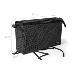 Outdoor 12L Dyneema Backpack Top Bag Mountaineering Accessory Bag Multi-functional Waterproof Expansion Utility Bag