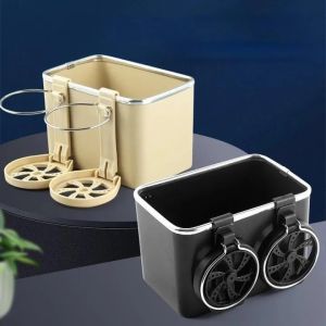 tempat tisu mobil/car seat organizer/storage box mobil/Botol Minum storage mobil/2pc Cup Holders [COD]