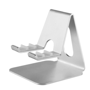 Phone Holder Universal Angle Adjustable Stand for Phone Tablet Tabletop Aluminum Support Cradle for Live Watching Video