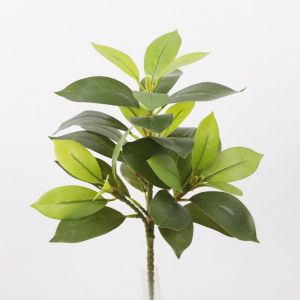 ILOIQD 35 Leaves Artificial Ficus Tree Lifelike Large Tropical Banyan Tree Green Plant Plastic Fake Ficus Tree Home Garden Decor