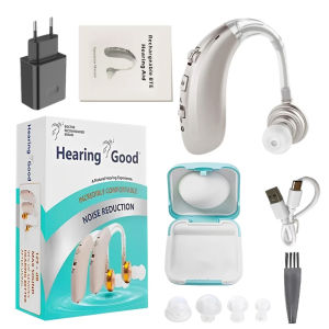 【รับประกัน 5 ป】เครื่องช่วยฟัง Hearing Aids👂เครื่องช่วยฟังหูตึง มีการรับประกัน(ใช้ได้ทั้งหูซ้ายและหูขวา ปรับความถี่ได้ 4 แบบ) เครื่องช่วยฟังผู้สูงอายุ เครื่องช่วยหูฟัง เครื่องช่วยฟังคนหูตึง เครื่องช่วยฟัง ความละเอียดสูง เครื่องช่วยฟัง ตัดเสียงรบกวน