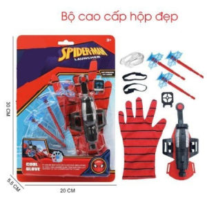 Đồ chơi găng tay người nhện phóng tơ bắn tơ thú vị