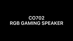 CO702 Computer Gaming Speakers PC Sound HIFI Stereo Microphone USB Wired With LED RGB Lighting Strong Bass 2.0 Loudspeaker