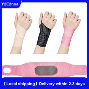 【Local shipping】 1PCS Adjustable Wristbands Safety Wrist Support Bracer Gym Wristband Carpal Protector Breathable Injury Wrap Band Strap