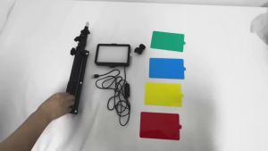 6inch LED Panel Light with Tripod Stand 210cm Cross Bar Overhead Boom Arm 65cm Photographic Lighting Fill Lights