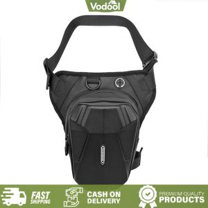 [VSC] Motorcycle Leg Bag Hard Shell Motorbike Hip Bum Pack Bags Expandable Waterproof Mobile Phone Purse for Outdoor Riding Cycling