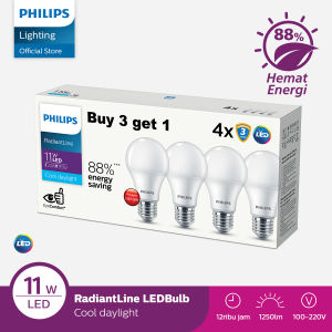 Philips Lampu LED Radiantline Multipack LEDBulb 11W 6500K