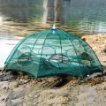 Folding Umbrella fish Net Shrimp Cage, Crab, Fish Trap Cast Fish Net shrimp fishing tool. 