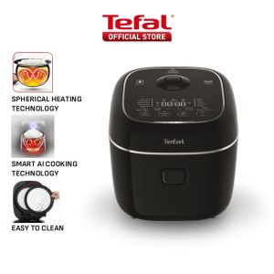 Tefal Delirice Max Fuzzy Logic 1.8L Rice Cooker RK7778 – 10 cups 13 programs 4mm spherical pot with ceramic coating