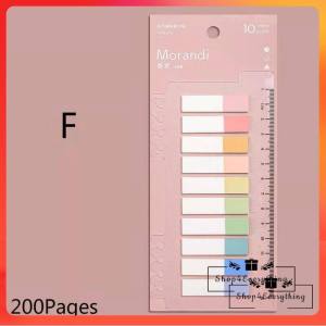 SFE Sticky Note 200PCS Sticky Note Memo Pad Lable Sticker Bookmarks Notepad Tag Stickers School Office Stationery