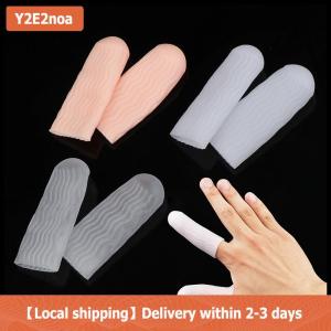 【Local shipping】 1 Pairs Silicone Gel Tube Bandage Finger Toe Protector Glove Sleeves Pain Relief