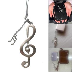 Đáng yêu nốt nhạc Keychain quyến rũ đáng yêu hợp kim nốt nhạc Keyring Charm Gắn Túi Quà Tặng bé gái Phụ kiện điện thoại