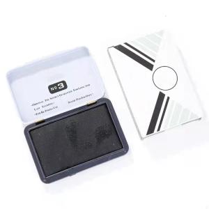 Business Ink Pad Quick Drying Oil Based Ink Fingerprint Ink Pad For Office Financial Documents Checks Contracts