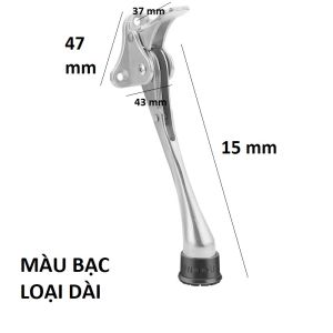 Chặn cửa chân móng ngựa có lẫy gạt chống va đập cửa ở bất kì vị trí nào tiện dụng