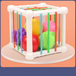 Baby Rainbow Sesele Early Teaching Rubiks Cube Grasp Shape 0-18 Months Color Cognition Stacking Music Shape Sorters