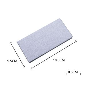 SYRUPSHADDOCKING สีดำ/สีฟ้า/สีเทา บัตรเครดิต ธุรกิจ กระเป๋าสตางค์ผู้ชายผ้าใบ กระเป๋ายาว กระเป๋าสตางค์บาง ที่ใส่บัตร