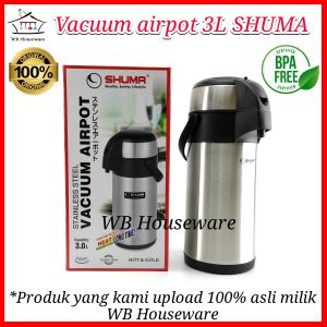 termos pencet stainless 3L /Vacuum airpot hot and cool SHUMA SWP3000H