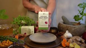 Herbal Roots Organic Beet Root Powder Capsules - 1500mg per Serving - Certified USDA Organic - Non-GMO - 60 Count Vegan Capsules