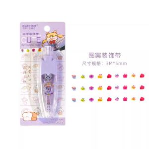 Cartoon Pictures Correction Tape Creative Cute Press Type Decoration Tape pattern correction tape