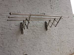 ท่อใหญ่ 2.8cm ยาวพิเศษ!! สไลด์ได้ยาวเกือบ 2 เมตร แถมฟรี! ห่วงแขวน 10 ชิ้น ราวตากผ้า ราวตากผ้าติดผนัง ราวตากผ้าติดผนังสแตนเลส ราวตากผ้าคอนโด