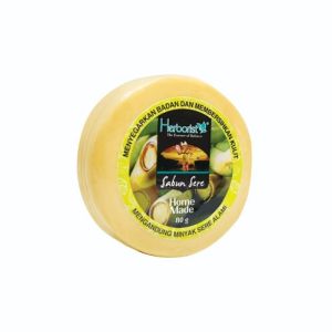 Herborist Natural Bar Soap Sere | Beras Putih | Beras Merah | Beras Hitam | Curcuma | Herboris 80gr isi 6pcs