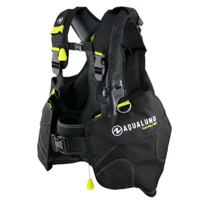 Aqualung Wave Scuba Diving BCD - เสื้อ BCD สำหรับดำน้ำ - เสื้อแจ็กเก็ตดําน้ํา BCD - ชุดควบคุมการลอยตัว - ชุดบีซีดี - เหมาะสำหรับมือใหม่ - อุปกรณ์ดำน้ำ