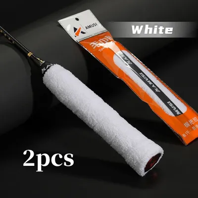 2pcs Badminton Racket Towel Grip Absorbent Non-Slip Anti-SweatWear Resistant and Sweat Absorbing