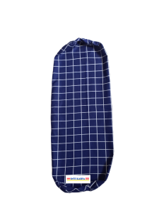 Sarung Bantal Guling Multifungsi Resleting 50cm Obras Kain Katun Impor Motif Kotak dari Momiku