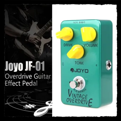 【PH Ready Stock 24h Shipping】JOYO JF-01 Classic Vintage Overdrive Effect Pedal Electric Tube Screamer True Bypass Low Noise Guitar Parts Accessories