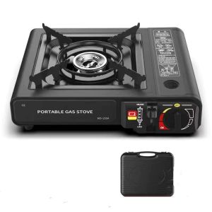 Butane Gas Stove Portable Camping Stove Outdoor Picnic Barbecue Safe Explosion-Proof Butane Gas Stove With Case