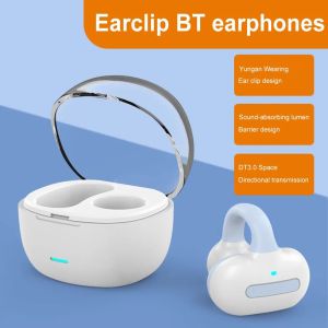 🎧【Readystock】 + FREE Shipping 🎧 G8 TWS Earphones Ear Clip on Headphones Wireless Earbuds HiFi Stereo Headset Waterproof Bluetooth-Compatible Bone Conduction Earbud