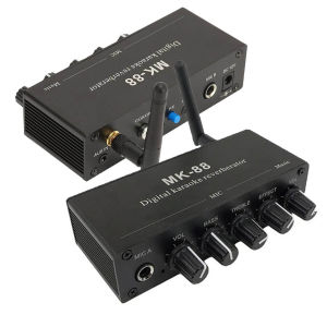 ปรีเอฟเฟ็คไมค์คาราโอเกะ บลูทูธในตัว รองรับไมค์สองช่อง