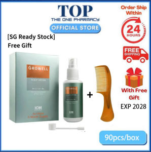【SG Ready Stock】100% Original Growell 5% Scalp Lotion 100ml  growell minoxidil 5