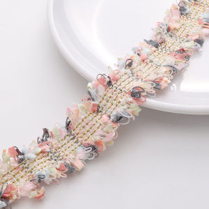 สายรัดผ้าโพลีเอสเตอร์สีสันหอมกว้าง1หลา/ล็อต2ซม./3ซม. สายรัดผ้าลูกไม้ริบบิ้นสำหรับการตกแต่ง DIY งานฝีมืออุปกรณ์ตัดเย็บเสื้อผ้า