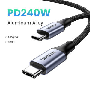 UGREEN 240W Type C Fast Charging Cord PD3.1 48V5A Charger for PS5 Switch SAMSUNG S22 480Mbps Data Line