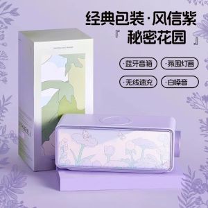 Loa Bluetooth tích hợp sạc không dây được thiết kế theo phong cách hiện đại thích hợp làm quà tặng