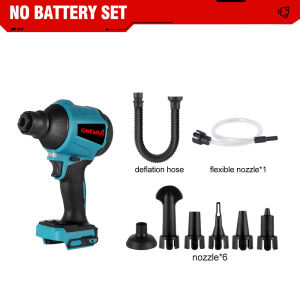 ONEVAN 40000 RPM Cordless Dust Blower Air Blower Rechargeable Blower Dust Blower For Makita 18V Battery