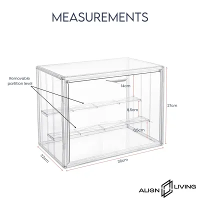 [SG STOCK] Ultra Clear Figurine Display Box Figurine Display Case Pop Mart Lego Toy Display Cabinet Removable Shelf