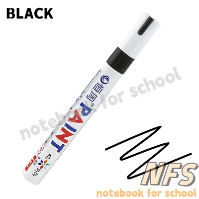 NFS 1/5PCS Metal Color Marker Pen Waterproof White Marker Paint Pens Permanent Paint Markers for Drawing