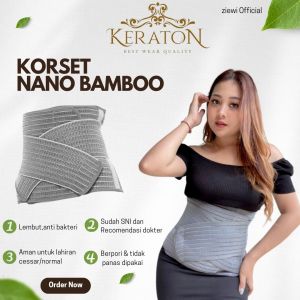 KORSET PELANGSING STAGEN PASCA MELAHIRKAN NANO BAMBOO KERATON
