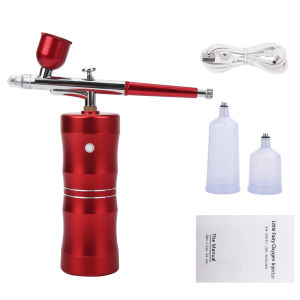 DECINIEE Oxygen Injector Moisturizing Beauty Machine Air Brush Sprayer Portable USB Charging High Pressure Water Oxygen Wireless Airbrush