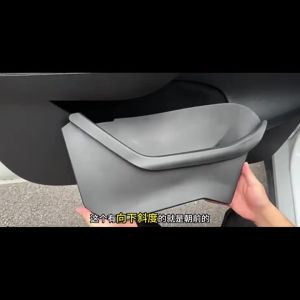 For Tesla New Model Y 2025 Car Door Side Storage Front Rear Door Tray Organizer Model Y Juniper TPE Door Flocking Cover Pad