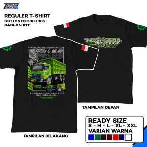 Kaos Pesona Driver 77 Never Ending in Innovation Katun Combed 30s Sablon DTF