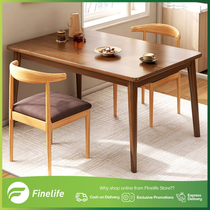 Finelife Simple small family dining table small table for 24 people