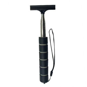 Kebidumei Car Rearview Mirror Wiper Telescopic Auto Mirror Squeegee Cleaner 98cm Long Handle Car Cleaning Tool Mirror Glass Mist Cleaner