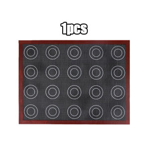 Silicone Baking Mat Perforated Non-stick Two-sided 40x30 Heat Resistant Pastry Macaron Pad