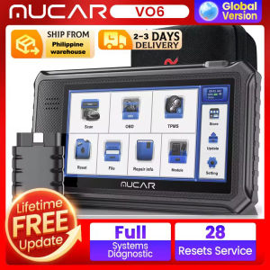 MUCAR Vo6 car scanner diagnostic tool full system All Software 28 Reset obd2 Scanner check engine scanner add key Diagnostic tool