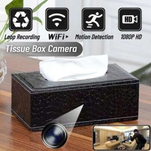 Tissue Box WiFi Spy Hidden Pinhole Camera