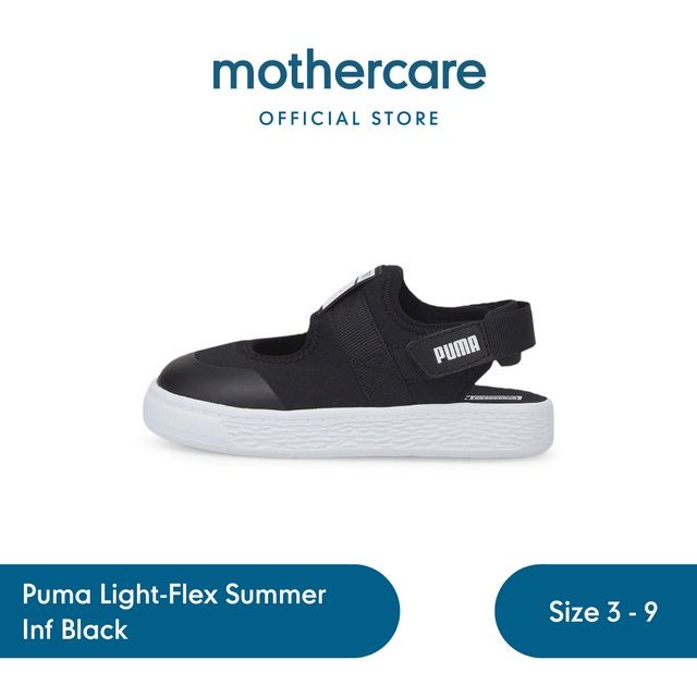 Puma Light Flex Summer Inf Black Sepatu Sandal Anak Hitam Lazada Indonesia